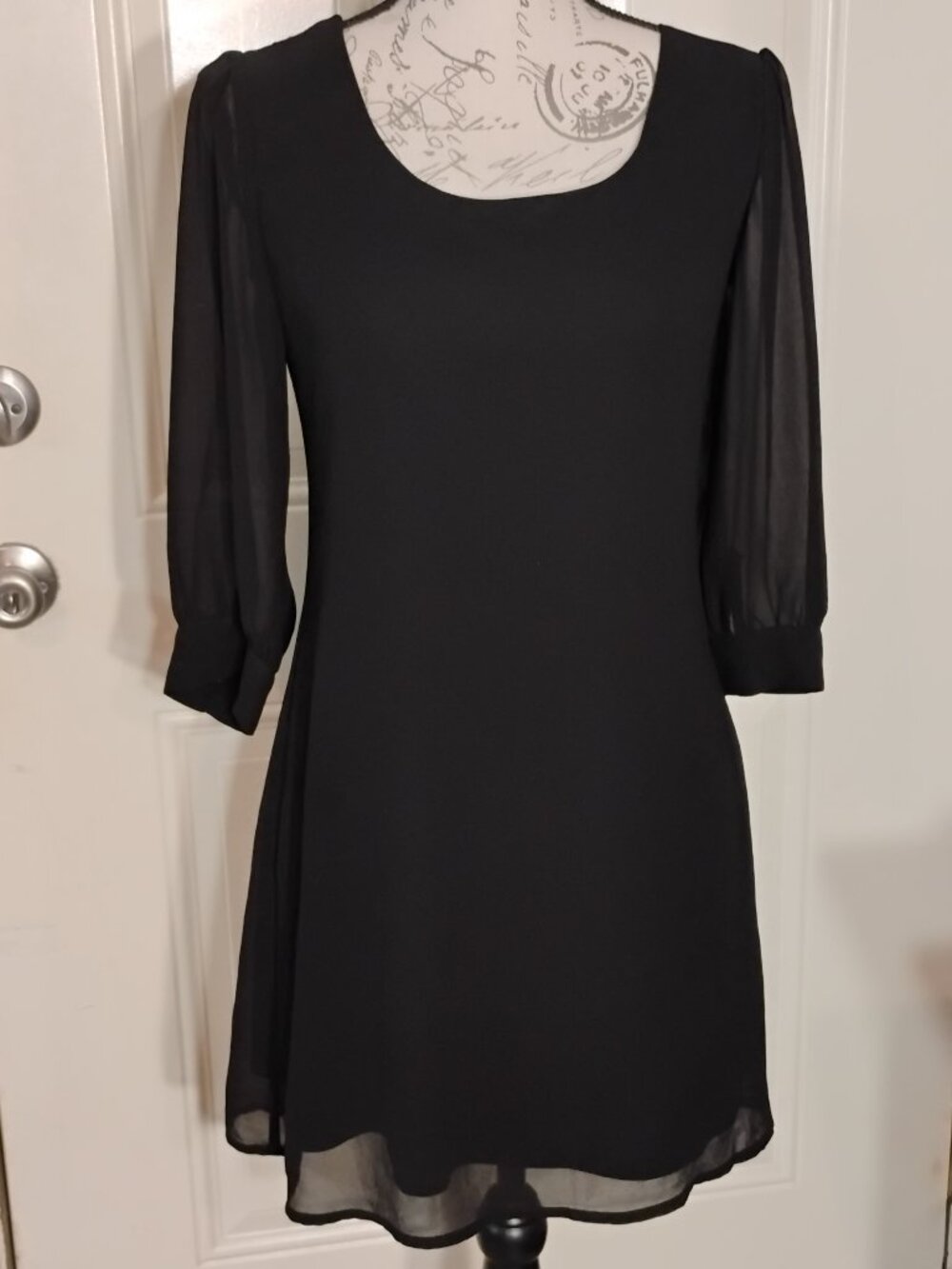 Heart Soul Dress Women Size Small Pullover Color Black